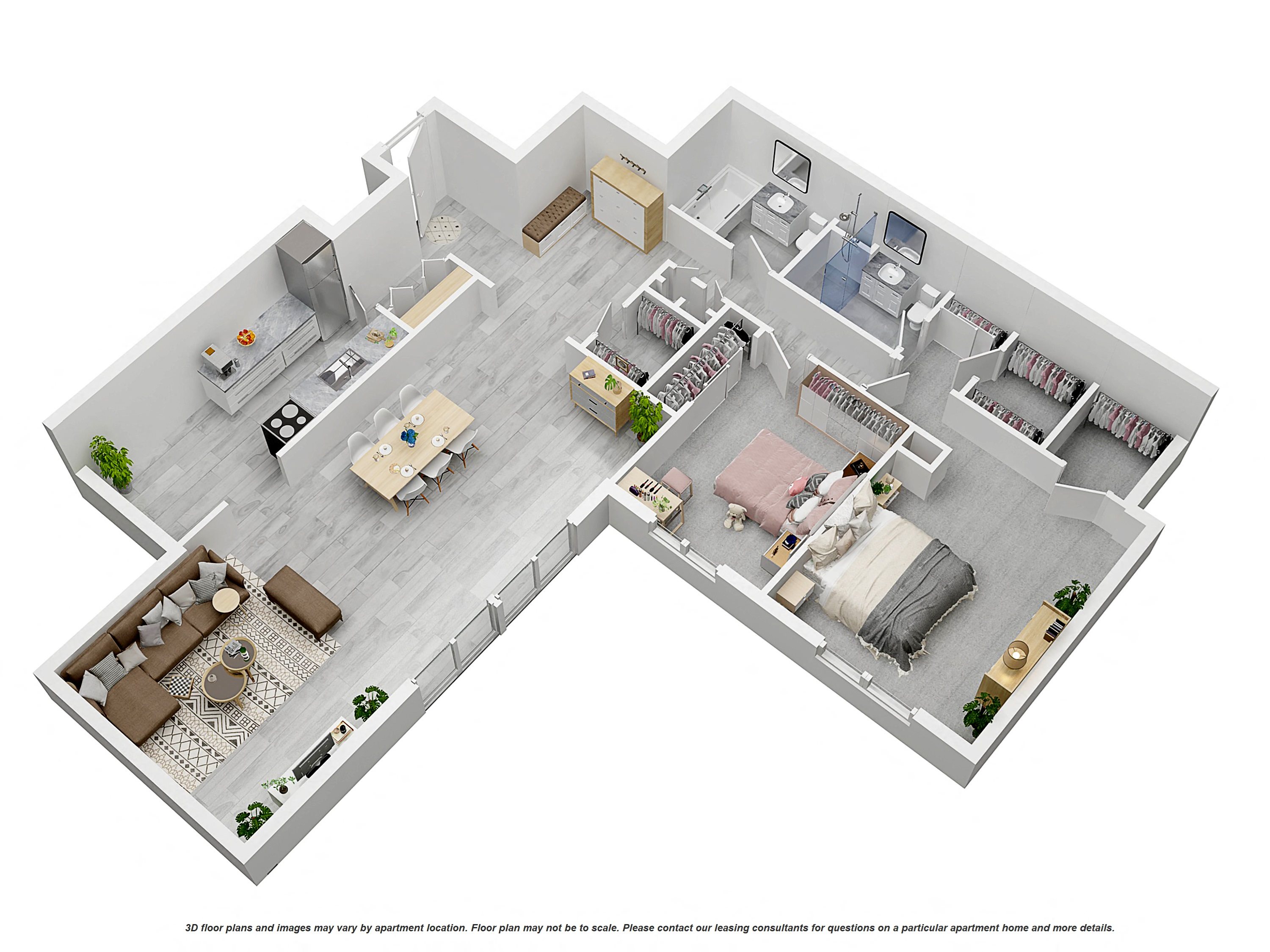 2 Bedroom/ 2 Bath
